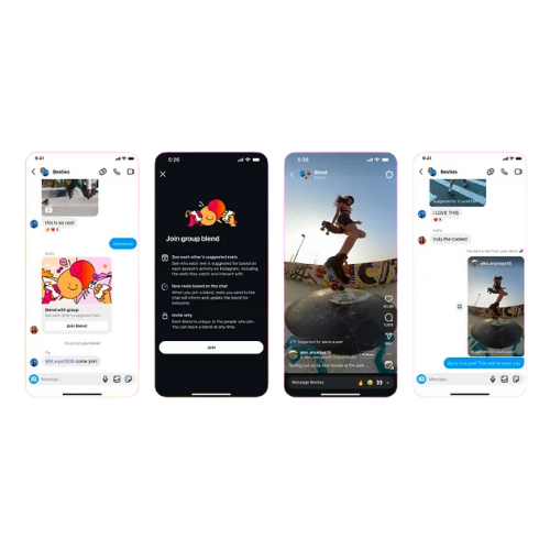 Instagram Launches ‘Blend’ Reels Sharing Feature