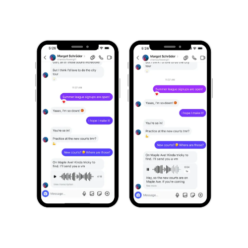 Instagram Adds Voice Message Transcriptions + More